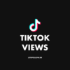 tiktok views black bg lf