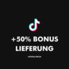 50 % Bonus Lieferung